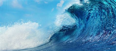 Free Download Ocean Waves Background Fotografi 1920x850 For Your