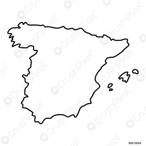Descubrir Más De 64 Mapa España Sin Fondo Mejor Vn