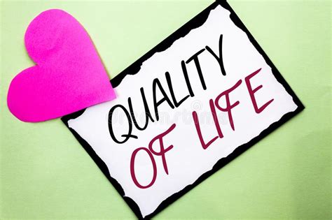 A healthy lifestyle isn't just diet and exercise. Handwriting Text Writing Quality Of Life. Concept Meaning ...