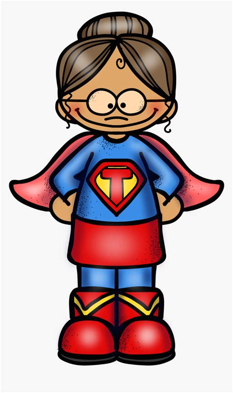Super Thank You Teacher Clipart Png Download Super Hero Teacher