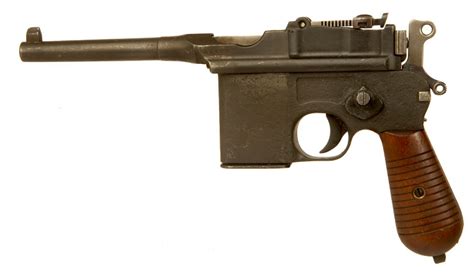Deactivated Wwii Era Mauser C96 Schnellfeuer Pistol Axis Deactivated