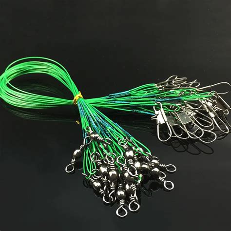 20pcspack High Carbon Stainless Steel Fishing Lure Trace Wire 15cm