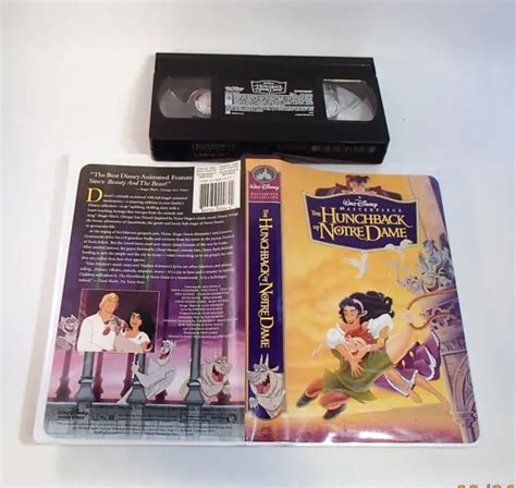 The Hunchback Of Notre Dame Disney Masterpiece Vhs Clamshell Case Picclick