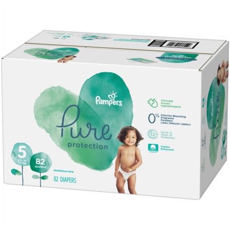 Pampers Pure Protection Size 5 Diapers 82 Ct King Soopers