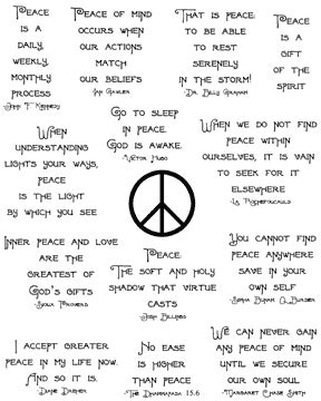 Cute in Quotes: Peace Quotes