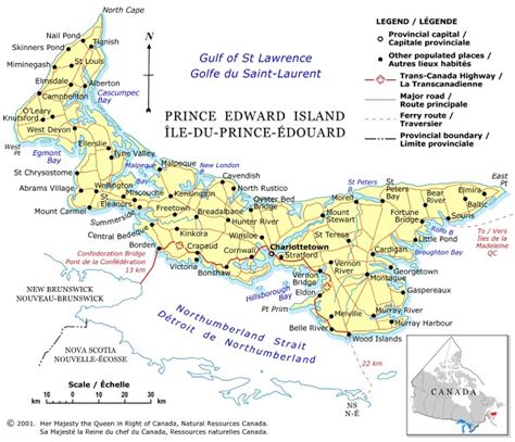 Map Of Prince Edward Island