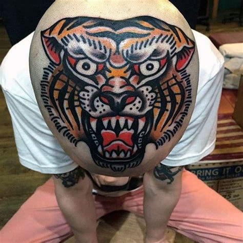 7.5 back of the head. 100 Head Tattoos For Men - Masculine Ink Design Ideas