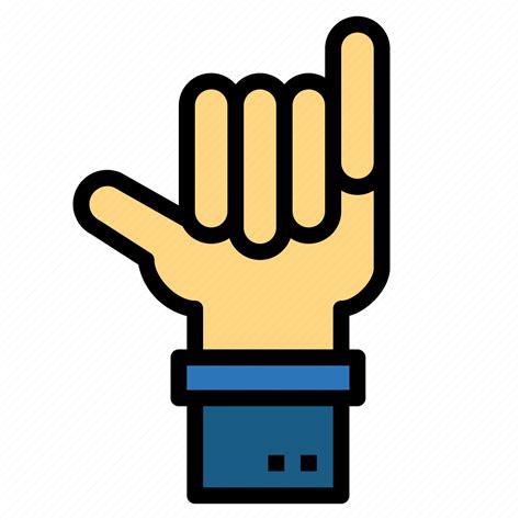 Shaka Surfer Hand Gesture Surf Icon Download On Iconfinder