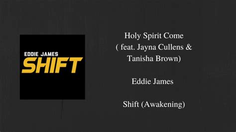 Holy Spirit Come Feat Jayna Cullens And Tanisha Brown Youtube