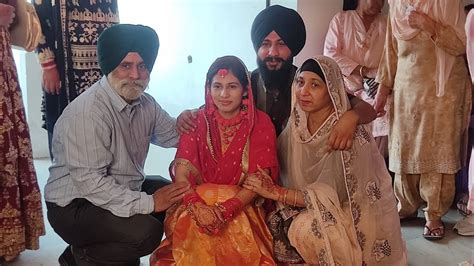 Kirandeep Kaur Weds Gurjot Singh Youtube