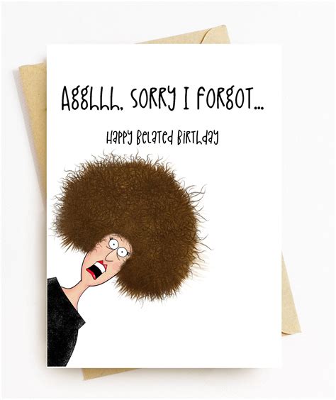 Pin By Penny Oslin On Belated Birthday Belated Birthday Card