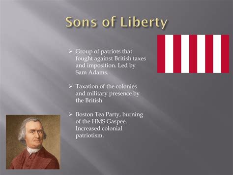 Ppt Sons Of Liberty Powerpoint Presentation Free Download Id 2527714
