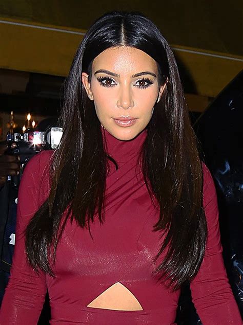 kim kardashian straight hair hot sex picture