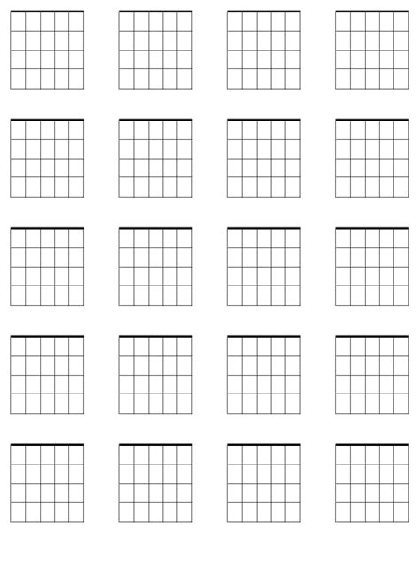 Blank Guitar Chord Sheet Sheet And Chords Collection