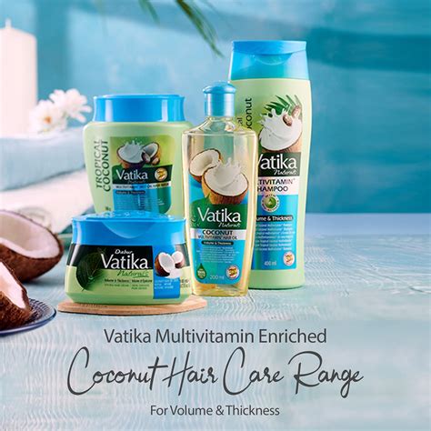 Vatika Naturals Coconut Enriched Hair Oil 100 Natural Oils Unique