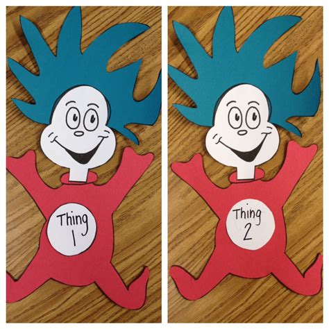 Thing 1 And Thing 2 Craft Apples And Abcs