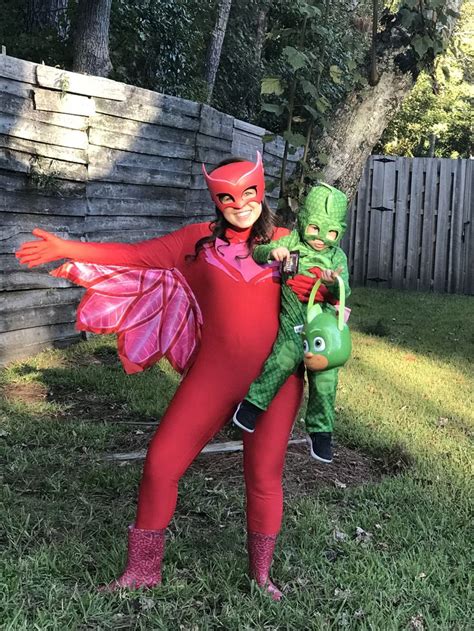 Owlette Adult Costume Mother Son Halloween Costumes Diy Pj Masks