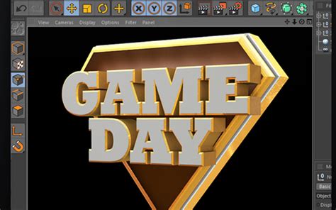 The text generator section features simple tools that let you create graphics with. Game Day Cinema 4D 3D Text File by loswl on DeviantArt