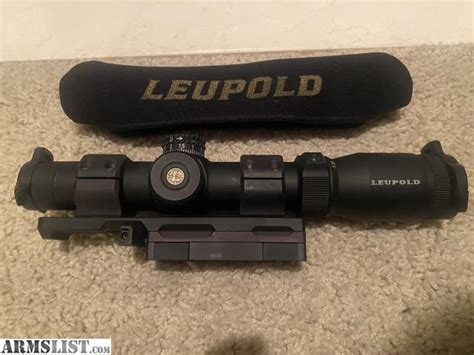 Armslist For Sale Leupold Vx R Patrol 125 4x20 Firedot Sidelok Qd Mount