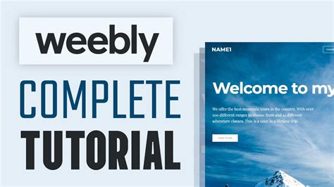 Weebly Tutorial For Beginners 2024 How To Use Weebly Step By Step