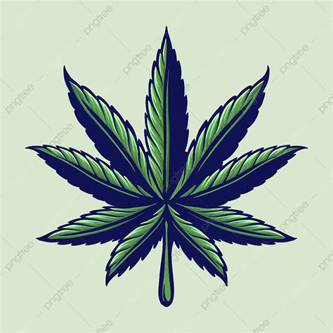 лист конопли красочный логотип иллюстраций PNG конопля травяной