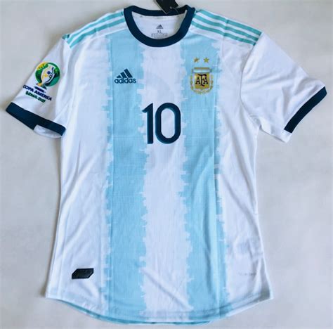 Koszulka Piłkarska Argentyna 2019 Authentic Adidas 10 Messi Koszulki
