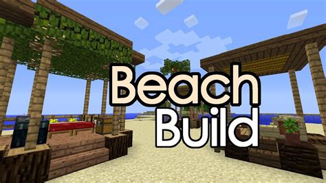 Minecraft Beach Hut Shack Rv Build Youtube