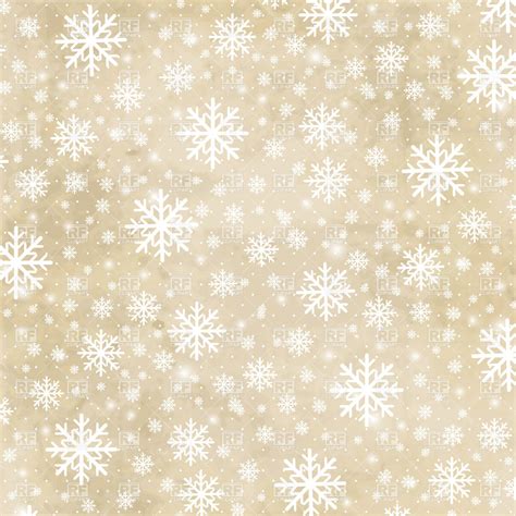 Download White Snowflakes On Beige Grunge Background Background By