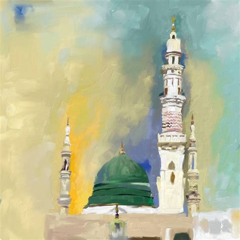 Masjid E Nabwi 595 1 Painting By Corporate Art Task Force Saatchi Art