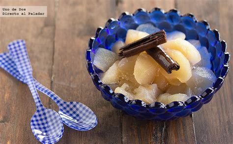 Compota De Manzana Receta De Cocina Fácil Sencilla Y Deliciosa