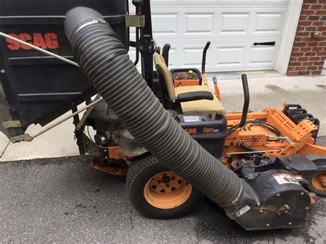 Posted on aug 29, 2014. Scag Tiger Cub with Clamshell Bagger REDUCED!!!!! for Sale ...