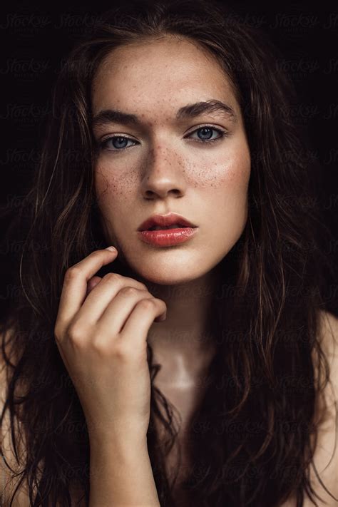 Close Up Beauty Portrait Pormarija Savic