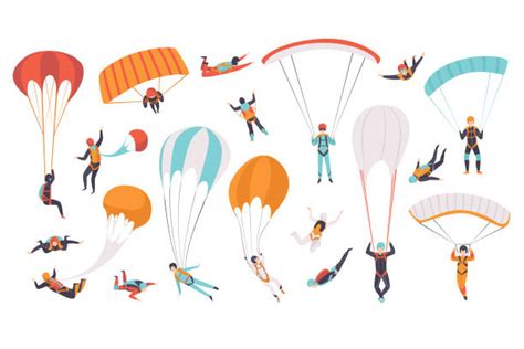Parachute Cartoons Illustrations Royalty Free Vector Graphics And Clip