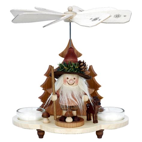 Celebrate the holidays with classic german smokers, nutcrackers and other german items. Woodsman Pyramid | Wooden christmas decorations, German ...