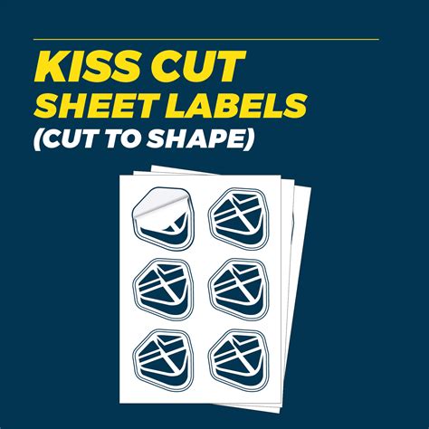Kiss Cut Sheet Labels Cut To Shape Flexisprint