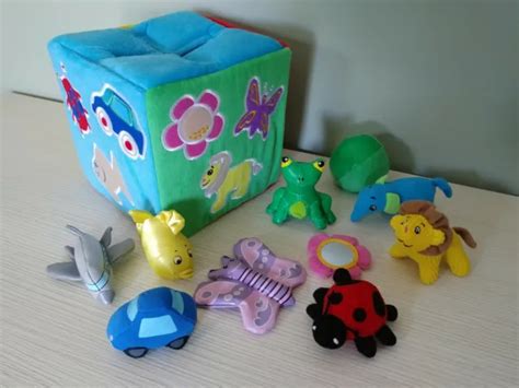 Lakeshore Learning Whats Inside Soft Feely Box 10 Toys Wcase