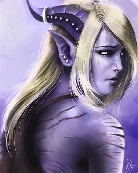 Beautiful Female Draenei Fan Art Google Search World Of Warcraft
