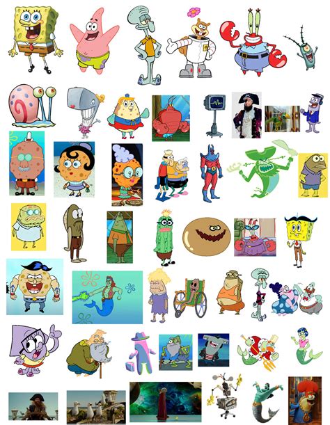 All Spongebob Squarepants Characters By Estebanisawesome On Deviantart