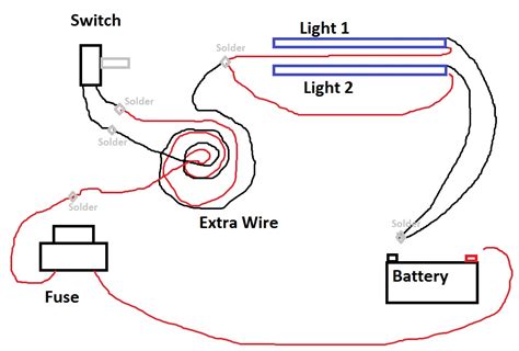 Boat's navigation / anchor wiring diagram. The Unlucky Hunter: How To Install SuperNova Fishing Lights On Your Kayak