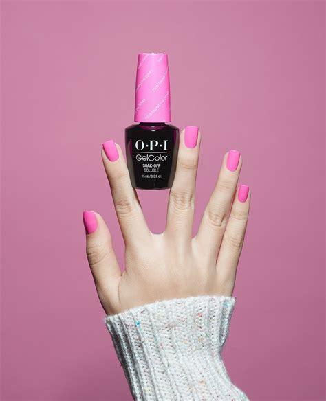 Pretty In Pink And Long Lasting In Gelcolor Pink Nails Opi Opi Gel