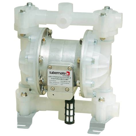 Lubemate Air Operated 34 Double Diaphragm Pump L Ddp19