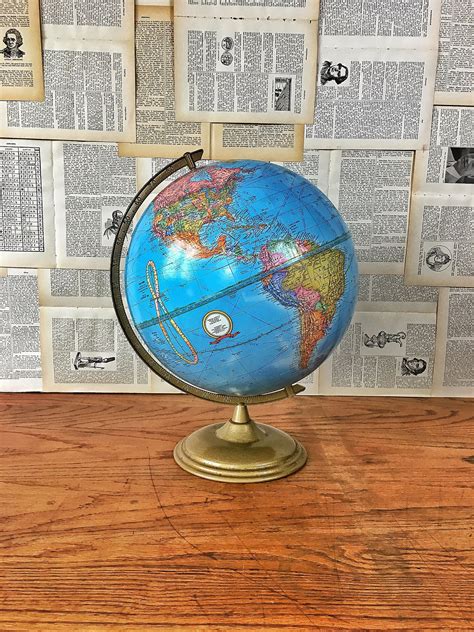 Vintage Globe Cram's Imperial 12 Inch World Globe | Etsy | Vintage globe, World globe, Desk globe