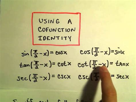 Use A Cofunction To Write An Expression Equal To Calculator