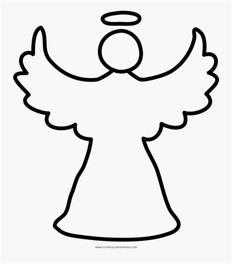 Coloring Angel Drawing Angels Sketch Coloring Page