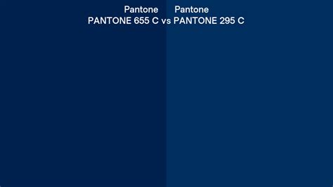 Pantone 655 C Vs Pantone 295 C Side By Side Comparison
