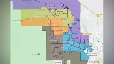 Palm Springs Adopts Map For New District Boundaries Kesq