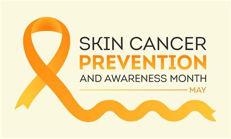 Premium Vector Skin Cancer Awareness Month Vector Banner Poster Card