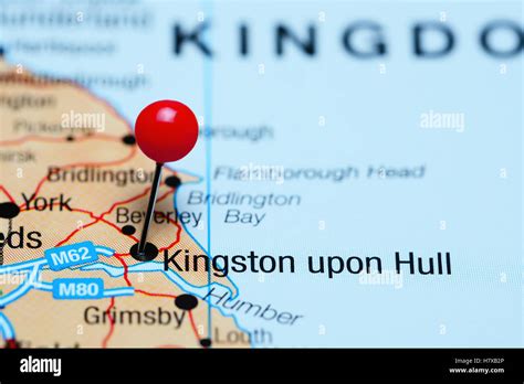 Map of kingston upon hull hi-res stock photography and images - Alamy