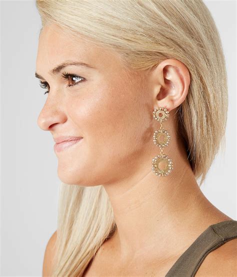 Bke Statement Earring Womens Accessories In Antique Gold Buckle Womens Earrings