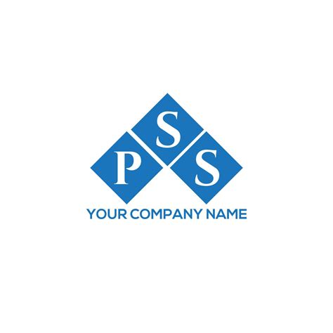 Pss Letter Logo Design On White Background Pss Creative Initials